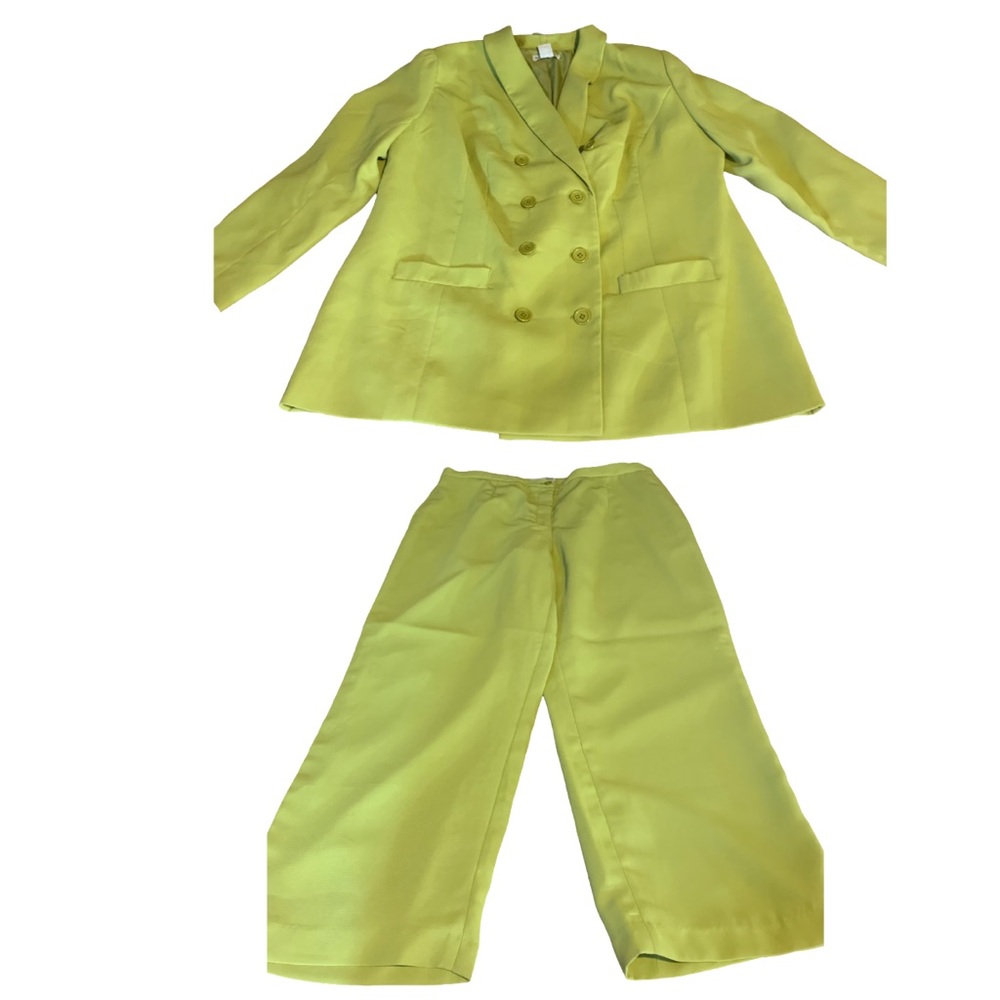 JESSICA LONDON AVOCADO GREEN PANT SUIT (16) - Picture 9 of 13